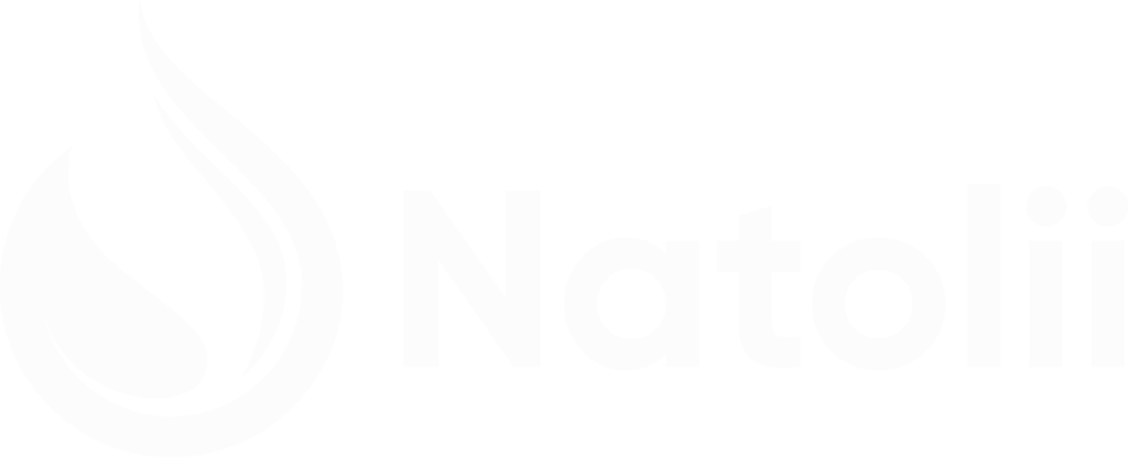 Hvidt logo for Natolii